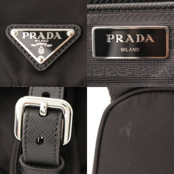 Prada ZAINO Nylon Rucksack Backpack Black - Picture 7 of 10